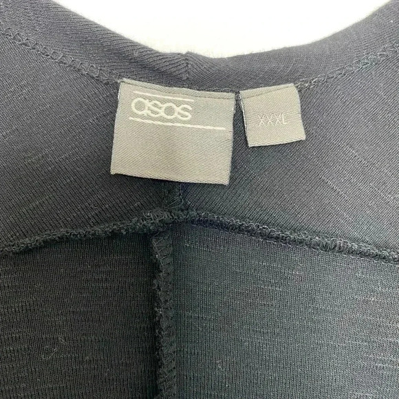 Asos Black Open Longline Cardigan - Picture 3 of 6